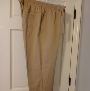 Lands' End Men's Tan Chinos with Drawstring Waist